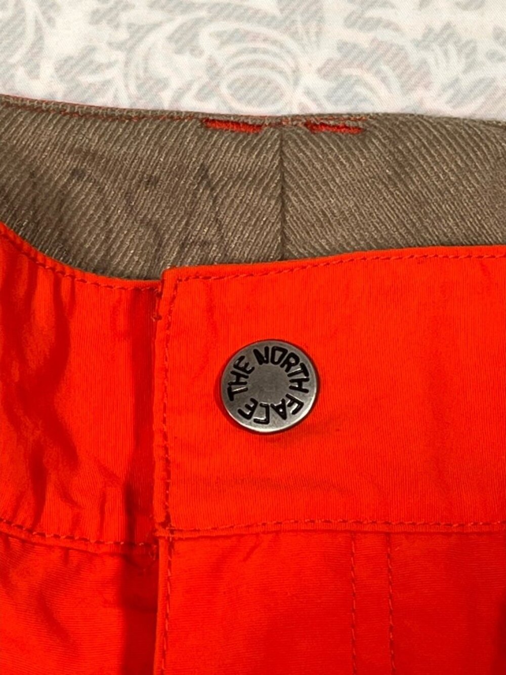 Men’s Medium Ski Pants The North Face HyVent Orange Snowboarding - Picture 12 of 16